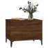 Mesa de centro madera contrachapada roble marrón 60x44,5x45