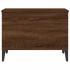 Mesa de centro madera contrachapada roble marrón 60x44,5x45