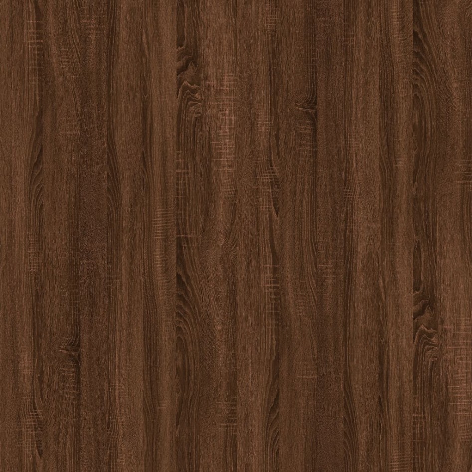 Mesa de centro madera contrachapada roble marrón 60x44,5x45