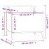 Mesa de centro madera contrachapada roble marrón 60x44,5x45