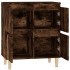 Aparador madera contrachapada color roble ahumado 60x35x70