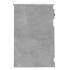 Escritorio con cajón madera gris hormigón 115x50x75