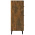 Aparador de madera de ingeniería roble ahumado 69,5x34x90