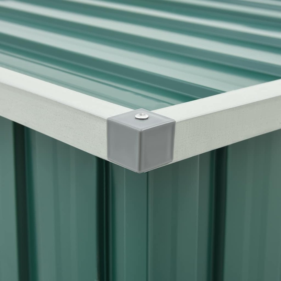 Caja de almacenaje para jardín verde 109x67x65