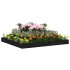 Jardinera madera maciza de pino negro 110x110x27