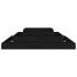 Jardinera madera maciza de pino negro 110x110x27