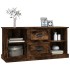 Mueble de TV madera contrachapada roble ahumado 99,5x35,5x48