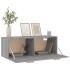 Armario pared madera contrachapada gris Sonoma 100x36,5x35