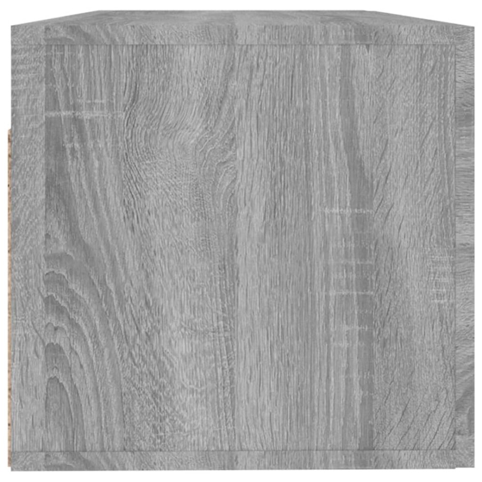 Armario pared madera contrachapada gris Sonoma 100x36,5x35