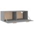 Armario pared madera contrachapada gris Sonoma 100x36,5x35
