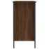 Zapatero madera de ingeniería marrón roble 100x35x70