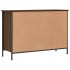 Zapatero madera de ingeniería marrón roble 100x35x70