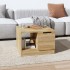 Mesa de centro madera de ingeniería roble Sonoma 50x50x36