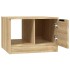 Mesa de centro madera de ingeniería roble Sonoma 50x50x36
