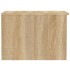 Mesa de centro madera de ingeniería roble Sonoma 50x50x36