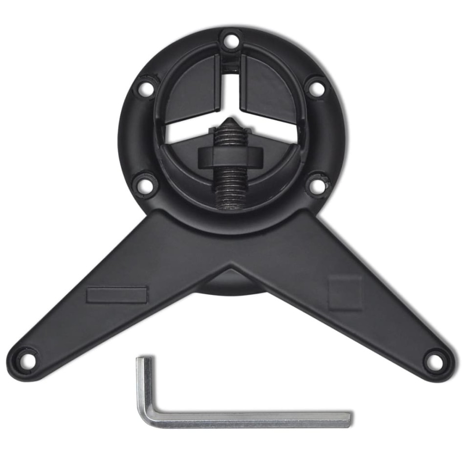Patas de mesa ajustables en 4 alturas negro 870
