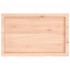 Estante de pared madera maciza roble sin tratar 80x50x(2-4)
