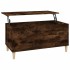 Mesa de centro madera contrachapada roble ahumado 90x44,5x45