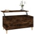 Mesa de centro madera contrachapada roble ahumado 90x44,5x45