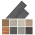 Lamas de suelo no autoadhesivas PVC negro y blanco 5,26 m² 2