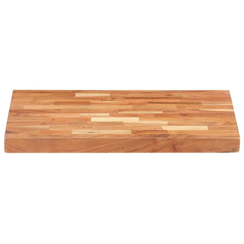 Tabla de cortar de madera maciza de acacia 50x35x4