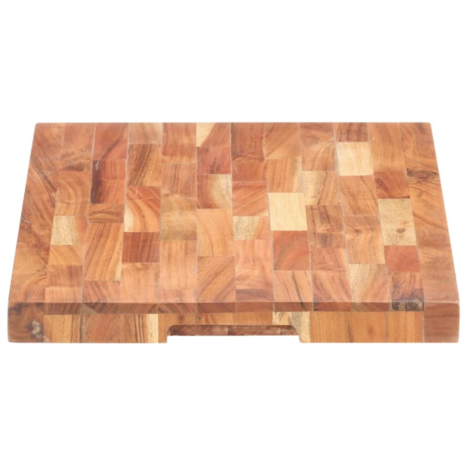 Tabla de cortar de madera maciza de acacia 50x35x4