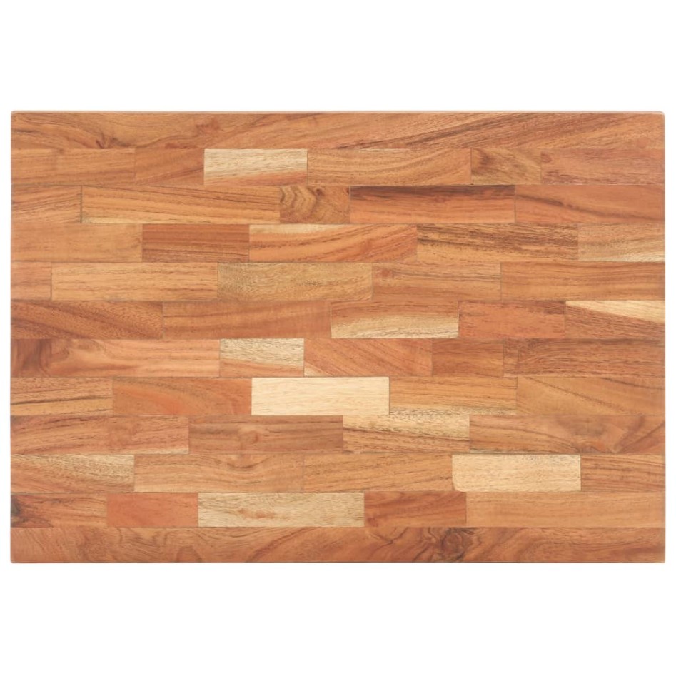 Tabla de cortar de madera maciza de acacia 50x35x4