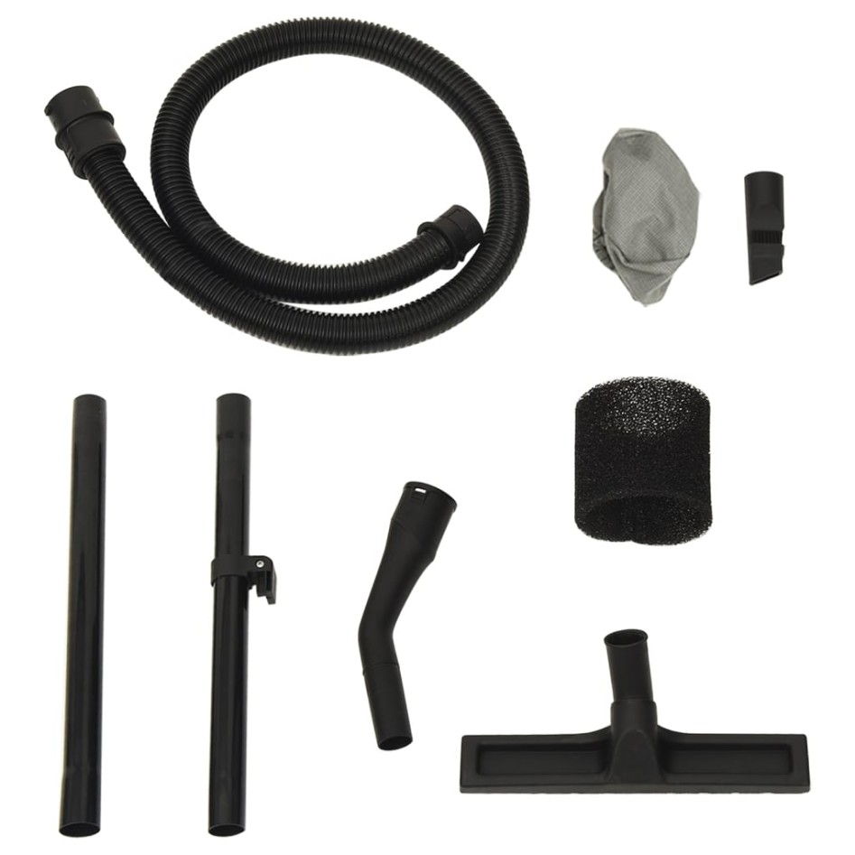 Aspirador en seco y húmedo plateado 1200 W 20