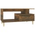 Mesa de centro madera contrachapada roble ahumado 90x49x45