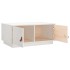 Mesa de centro de madera maciza de pino blanco 80x50x35