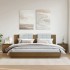 Mesitas de noche 2 uds madera de pino marrón miel 40x30x40