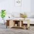 Mesa de centro madera contrachapada roble sonoma 102x50x40