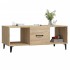 Mesa de centro madera contrachapada roble sonoma 102x50x40