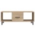 Mesa de centro madera contrachapada roble sonoma 102x50x40