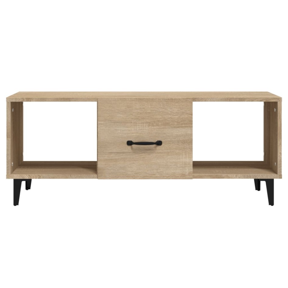 Mesa de centro madera contrachapada roble sonoma 102x50x40