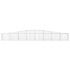 Cesta de gaviones forma arco hierro galvanizado 400x30x40/60