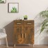 Aparador madera contrachapada roble ahumado 69,5x34x89