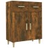 Aparador madera contrachapada roble ahumado 69,5x34x89