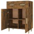 Aparador madera contrachapada roble ahumado 69,5x34x89