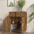 Aparador madera contrachapada roble ahumado 69,5x34x89