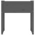 Jardinera de madera maciza de pino gris 78x40x81