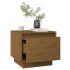 Mesitas de noche 2 uds madera de pino marrón miel 35x34x32