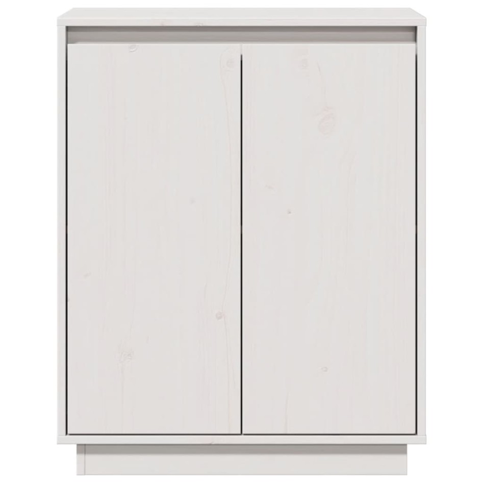 Aparador de madera maciza de pino blanco 60x34x75
