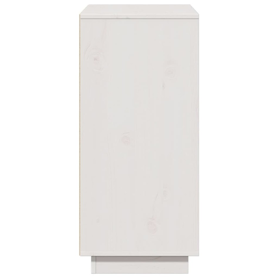 Aparador de madera maciza de pino blanco 60x34x75