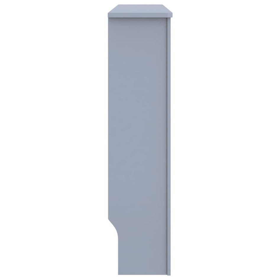 Cubierta para radiador MDF gris antracita 112x19x81,5