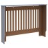 Cubierta para radiador MDF gris antracita 112x19x81,5