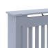 Cubierta para radiador MDF gris antracita 112x19x81,5