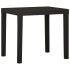 Mesa de jardín de plástico gris antracita 79x65x72
