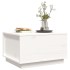 Mesa de centro de madera maciza de pino blanco 60x50x35