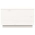 Mesa de centro de madera maciza de pino blanco 60x50x35